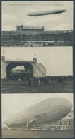ALTE ANSICHTSKARTEN 1912, Flugplatz Fuhlsbüttel, 6 Verschiedene Ansichtskarten, U.a. Feldpostkarte Mit Viktoria Luise, E - Autres & Non Classés