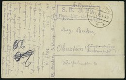 DP TÜRKEI 1918, Feldpoststation HEBRON Auf Feldpost-Ansichtskarte Der 3.Komp.Res.Jäg.Batt 11, Pracht - Turkey (offices)