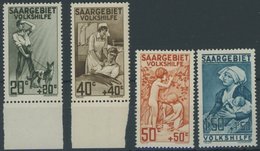 SAARGEBIET 104-07 **, 1926, Pflegedienste I, Postfrischer Prachtsatz, Mi. 130.- - Andere & Zonder Classificatie