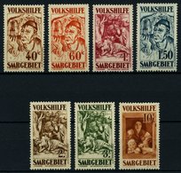 SAARGEBIET 144-50 **, 1931, Volkshilfe, Prachtsatz, Mi. 450.- - Altri & Non Classificati