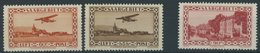 SAARGEBIET 158/9,160 **, 1932, Flugpost Und 90 C. Landschaftsbilder VIII, 3 Prachtwerte, Mi. 225.- - Other & Unclassified
