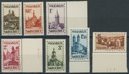 SAARGEBIET 161-67 **, 1932, Burgen Und Kirchen, Prachtsatz, Mi. 750.- - Sonstige & Ohne Zuordnung