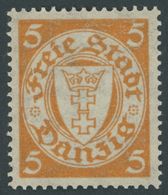 FREIE STADT DANZIG 193xa **, 1924, 5 Pf. Rötlichorange, Postfrisch, Pracht, Mi. 80.- - Other & Unclassified