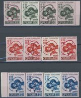 SERBIEN 55-57AIII,IV **, 1941, 1 - 4 D. Kriegsgefangene, Je In Viererkombination Mit Nr. II Und AI, Postfrisch, Pracht - Besetzungen 1938-45