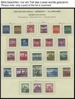 SAMMLUNGEN U. LOTS O,*,** , Zweifach Gesammelte Sammlung Bes.Geb.II Incl. Böhmen Und Mähren Und Generalgouvernement, Fas - Besetzungen 1938-45