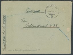 FELDPOST II. WK BELEGE 1944, Feldpostbrief Der Russischen Jugenddienstabteilung 38, Feldpost-Nr. 09801, An Das Feldposta - Bezetting 1938-45