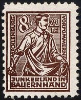 MECKLENBURG-VORPOMMERN 24aa *, 1945, 8 Pf. Schwärzlichsiena Junkerland, Falzreste, Pracht, Gepr. Kramp, Mi. 120.- - Sonstige & Ohne Zuordnung