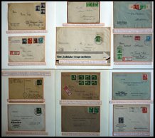 THÜRINGEN 92-99 BRIEF, Saubere Briefsammlung Von 116 Belegen Der Freimarkenausgabe, Alle Mit Viel Sachverstand Nach Papi - Other & Unclassified