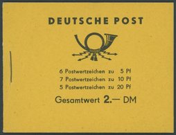 ZUSAMMENDRUCKE MH 2a1 **, 1957, Markenheftchen Fünfjahrplan, Postfrisch, Pracht, Mi. 170.- - Zusammendrucke