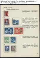 SAMMLUNGEN O,* , 1948-1968, Kleine Sammlung DDR Im Sprechenden Behrens Album Mit Einigen Mittleren Ausgaben, Fast Nur Pr - Other & Unclassified