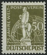 BERLIN 38 **, 1949, 50 Pf. Stephan, Pracht, Mi. 180.- - Sonstige & Ohne Zuordnung