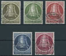 BERLIN 82-86 O, 1951, Glocke Rechts, Prachtsatz, Mi. 90.- - Altri & Non Classificati