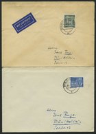 BERLIN 148/9 BRIEF, 1957, 30 Pf. Schloss Pfaueninsel Und 40 Pf. Schloss Charlottenburg Je Auf FDC, Feinst/Pracht, Mi. 12 - Altri & Non Classificati