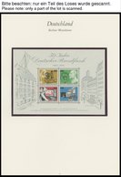 SAMMLUNGEN **, In Den Hauptnummern Postfrische Sammlung Berlin Von 1970-81 Im Borekalbum, Prachterhaltung - Autres & Non Classés