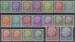 SAARLAND 380-99 O, 1957, Heuss I, Prachtsatz, Mi. 75.- - Other & Unclassified