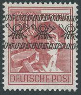 AMERIK. U. BRITISCHE ZONE 49Ia **, 1948, 60 Pf. Braunkarmin Bandaufdruck, Postfrisch, Pracht, Gepr. Schlegel, Mi. 110.- - Autres & Non Classés