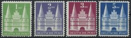 AMERIK. U. BRITISCHE ZONE 97-100I *, 1948, 1 - 5 DM Flache Treppe, Falzrest, 4 Prachtwerte, Mi. 88.- - Sonstige & Ohne Zuordnung