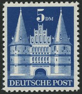 AMERIK. U. BRITISCHE ZONE 100II *, 1948, 5 DM Hohe Treppe, Pracht, Mi. 120.- - Sonstige & Ohne Zuordnung