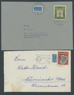 BUNDESREPUBLIK 171/2 BRIEF, 1953, IFRABA, Je Als Einzelfrankatur Auf Brief, Feinst - Other & Unclassified