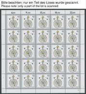 BUNDESREPUBLIK 1631-35KB **, 1992, Kostbare Uhren Im Bogensatz (25) Mit Abart 1635I, Postfrisch, Pracht, Mi. 285.- - Otros & Sin Clasificación