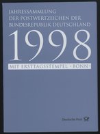 JAHRESSAMMLUNGEN Js 6 BrfStk, 1998, Jahressammlung, Pracht, Mi. 130.- - Altri & Non Classificati