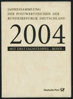 JAHRESSAMMLUNGEN Js 12 BrfStk, 2004, Jahressammlung, Pracht, Mi. 140.- - Andere & Zonder Classificatie