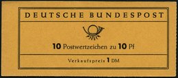 ZUSAMMENDRUCKE MH 6a **, 1960, Markenheftchen Heuss Lumogen, Erstauflage, Schwach Fluoreszierend, Pracht, Gepr. D. Schle - Autres & Non Classés