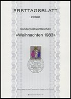 ERSTTAGSBLÄTTER 1162-96 BrfStk, 1983, Kompletter Jahrgang, ETB 1 - 25/83, Pracht - Altri & Non Classificati