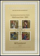 ERSTTAGSBLÄTTER 1488-1581 BrfStk, 1991, Kompletter Jahrgang, ETB 1 - 48/91, Pracht - Other & Unclassified