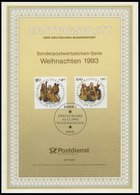 ERSTTAGSBLÄTTER 1645-1708 BrfStk, 1993, Kompletter Jahrgang, ETB 1 - 47/93, Pracht - Otros & Sin Clasificación