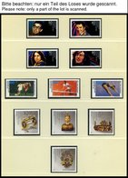 JAHRGÄNGE 1347-1581 **, 1988-91, 4 Jahrgänge Im Lindner Falzlosalbum, In Den Hauptnummern Komplett, Pracht - Sonstige & Ohne Zuordnung