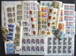 LOTS **, Ca. 1978-93, Postfrische Partie Bogenteile, Prachterhaltung - Used Stamps