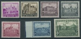 BELGIEN 291-97 **, 1930, Burgen Und Schlösser, Postfrischer Prachtsatz, Mi. 160.- - Andere & Zonder Classificatie