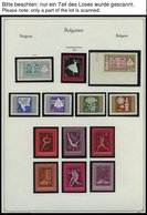 SAMMLUNGEN, LOTS **, Postfrische Sammlung Bulgarien Von 1965-81 Im KA-BE Album, Bis 1977 Fast Komplett, Später Lückenhaf - Collezioni & Lotti