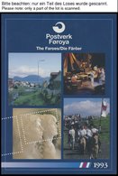 FÄRÖER **, 4 Verschiedene Jahreshefte: 1989 Und 1991-93, Postfrisch, Pracht - Sonstige & Ohne Zuordnung