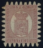 FINNLAND 5Cz *, 1874, 5 P. Braunlila, Alle Zungen, Falzreste, Teils Fleckig Sonst Pracht, Mi. 550.- - Sonstige & Ohne Zuordnung