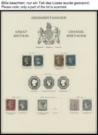 SAMMLUNGEN, LOTS O, Gestempelte Sammlung Großbritannien Von 1840-1950 Auf Schaubekseiten Mit Guten Mittleren Ausgaben, E - Verzamelingen