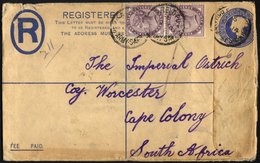 BRITISCHE MILITÄRPOST 65 Paar BRIEF, 1902, 1 P. Königin Victoria Im Waagerechten Paar Mit K1 FIELD-P.O./BRITISH ARMY-S.- - Used Stamps