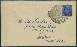 BRITISCHE MILITÄRPOST Ca. 1944, 21/2 P. Blau Auf Brief Mit Tschechischem Feldpoststempel Nr. 22, Pracht - Gebraucht