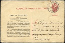 MILITÄRPOST 1912, Feldpoststempel CORPO D`ARMATA TRIPOLITANA Auf Seltener Feldpost-Vordruckkarte, Feinst - Briefe U. Dokumente