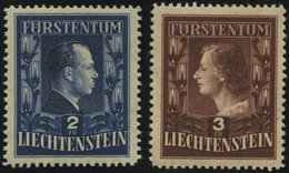 LIECHTENSTEIN 304/5A **, 1951, Fürstenpaar, Gezähnt L 121/2:12, Pracht, Mi. 260.- - Autres & Non Classés