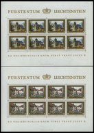 LIECHTENSTEIN 706-09KB **, 1978, 40. Jahrestag Der Thronbesteigung Im Kleinbogensatz, Pracht, Mi. 70.- - Other & Unclassified