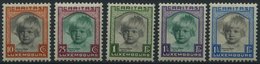 LUXEMBURG 240-44 *, 1931, Kinderhilfe, Falzrest, Prachtsatz - Service