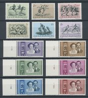 LUXEMBURG 495-500,505-10 **, 1952, Olympische Sommerspiele Und Hochzeit Des Erbprinzen, 2 Postfrische Prachtsätze, Mi. 7 - Dienstmarken