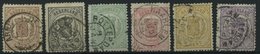 NIEDERLANDE 13-18 O, 1869, Reichswappen, Sauber Gestempelt, Prachtsatz - Used Stamps