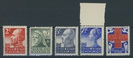 NIEDERLANDE 196-200 **, 1927, Rotes Kreuz, Postfrischer Prachtsatz, Mi. 70.- - Used Stamps