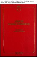 SAMMLUNGEN, LOTS **, 1988-94, 7 Verschiedene Rote Jahrbücher, Dazu Das Olympia-Buch Der Post, Postfrisch, Pracht - Collections