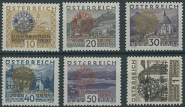 ÖSTERREICH 1918-1938 518-23 *, 1931, Rotary, Falzrest, Prachtsatz - Sonstige & Ohne Zuordnung