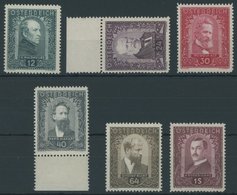 ÖSTERREICH 1918-1938 545-50 **, 1932, Maler, Postfrischer Prachtsatz, Mi. 300.- - Sonstige & Ohne Zuordnung