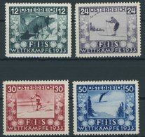 ÖSTERREICH 551-54 **, 1933, FIS I, Prachtsatz, Mi. 650.- - Other & Unclassified